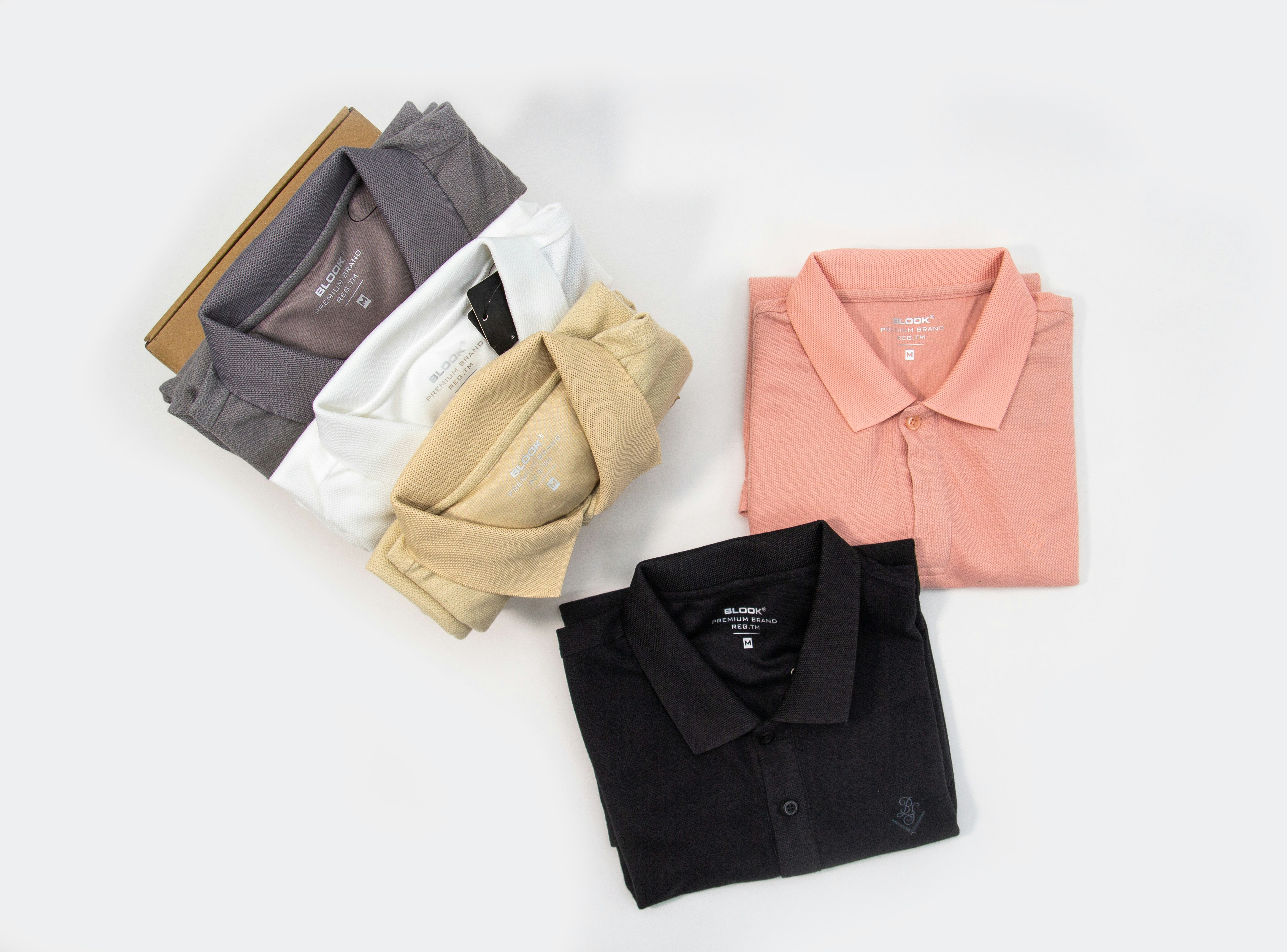 Folded branded apparel by Makanani Media